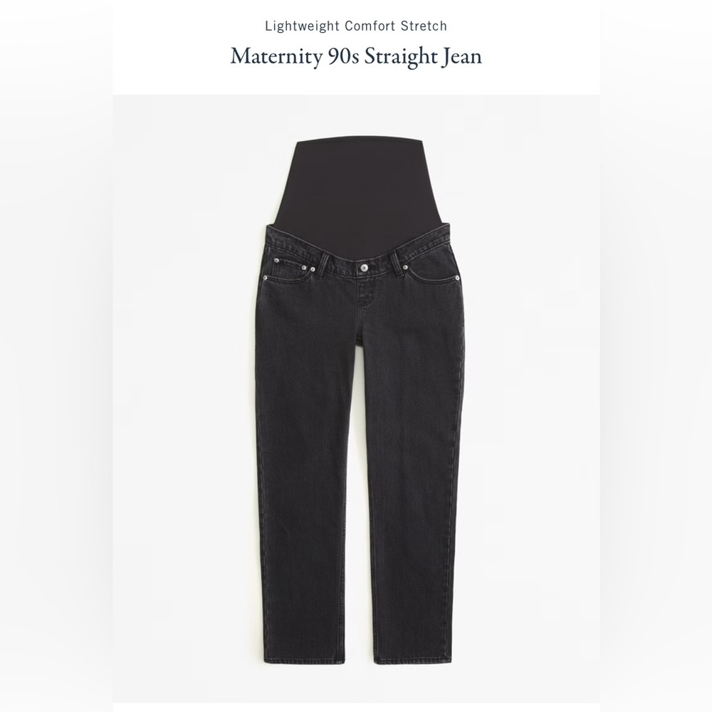 Abercrombie & Fitch Black Maternity Jeans - Picture 4 of 4